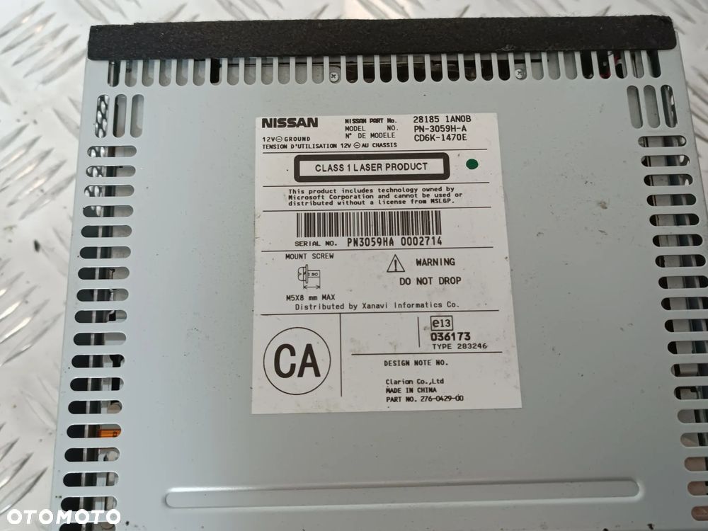 Nissan Murano Z51 Radio Nawigacja - 8