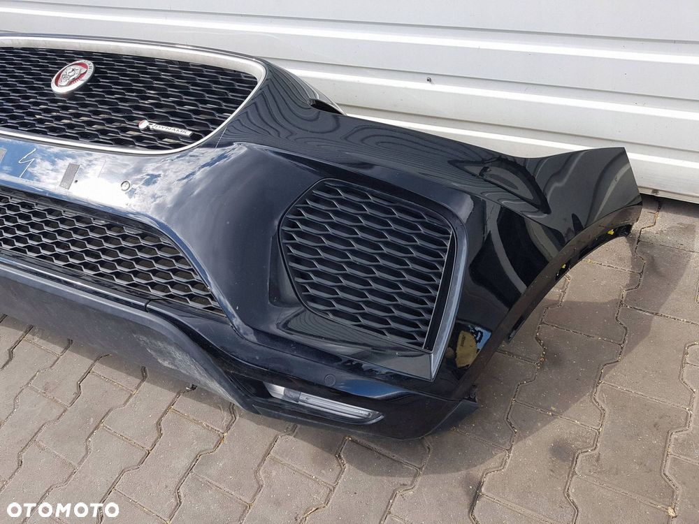 JAGUAR E-PACE 17-20r R-DYNAMIC ZDERZAK PRZÓD GRILL PDC DRL PEC NARVIK BLACK - 6