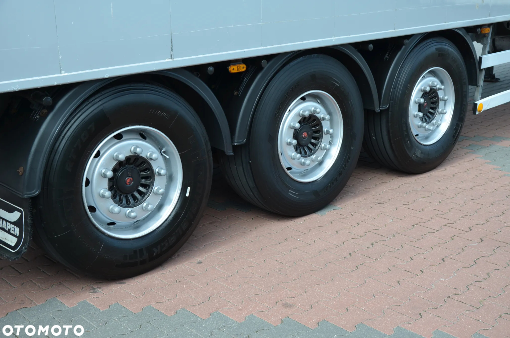 Knapen K100 / RUCHOMA PODŁOGA / WALKING FLOOR / OŚ PODNOSZONA / WABCO / 1280 - 9