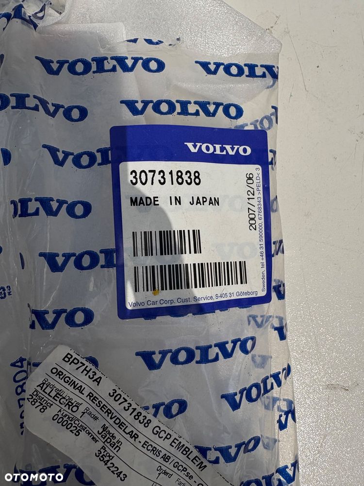 30731838 Emblemat na osłonę silnika S80 Xc90 - 2