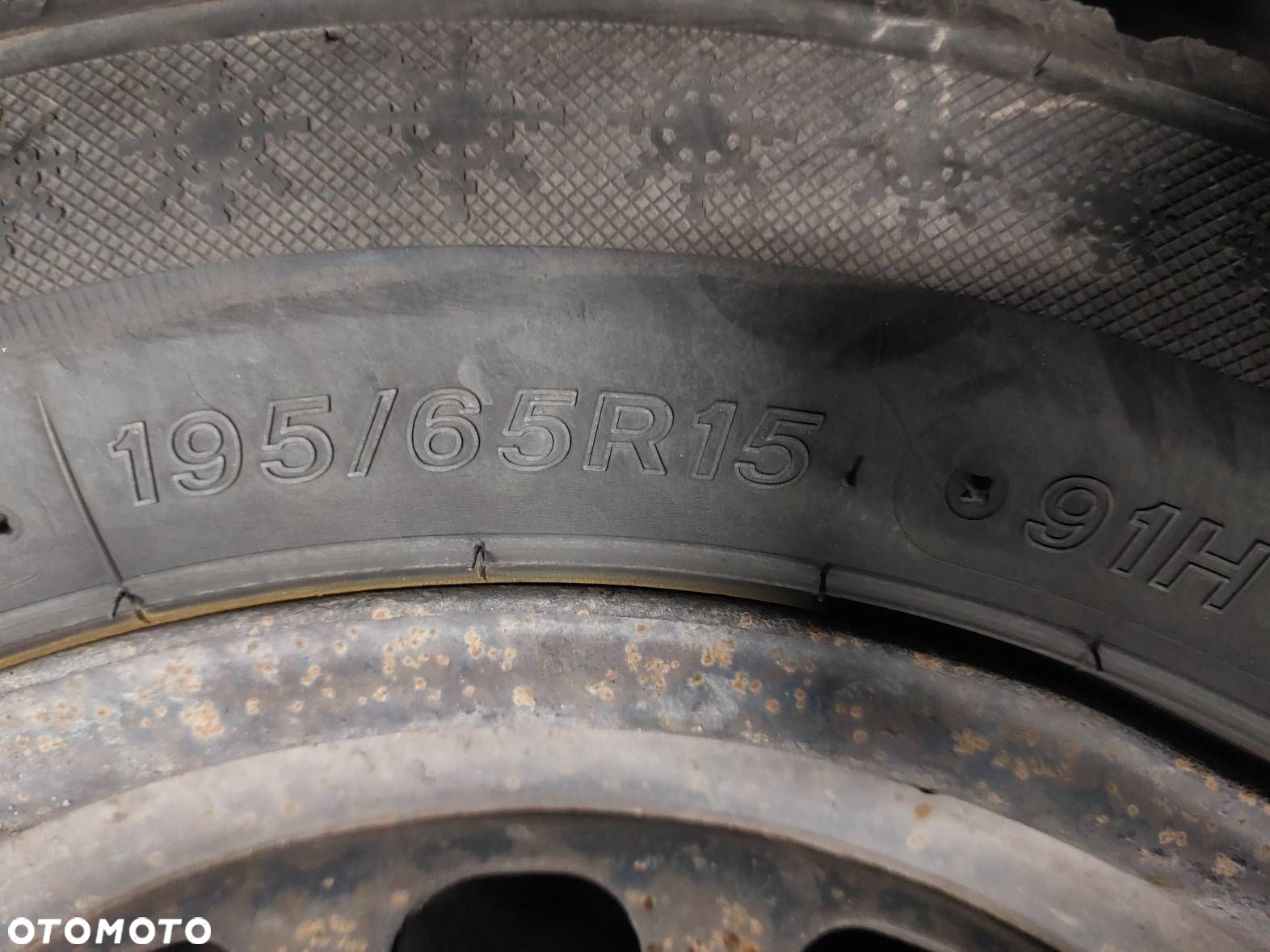 FELGI STALOWE 4SZT 4x108 6Jx15 ET37 FI57,1 AUDI 80 B4 8A0601025G - 6