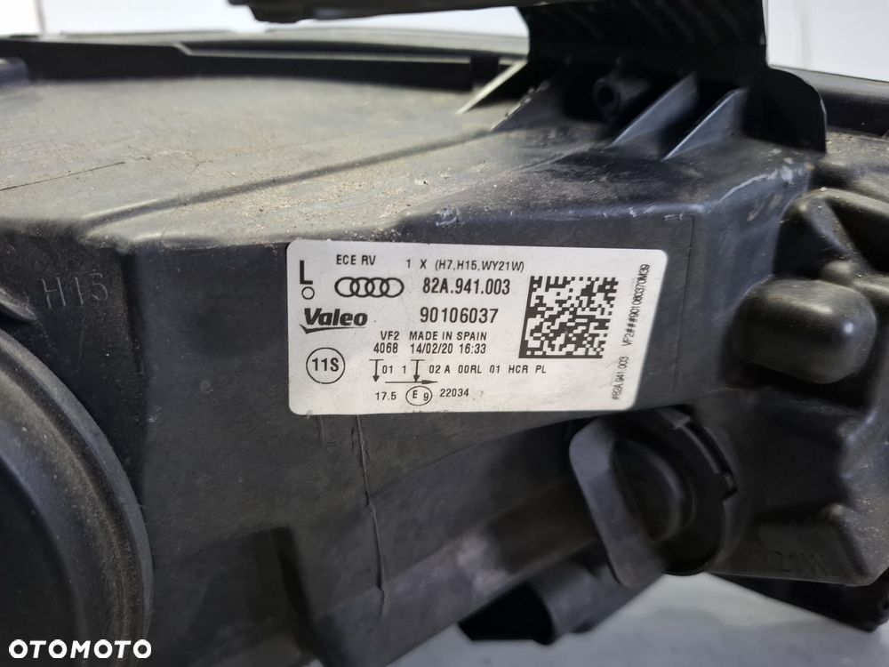 LEWA LAMPA PRZEDNIA PRZÓD ZWYKŁA AUDI A1 II 82A 82a941003 IDEALNA - 8