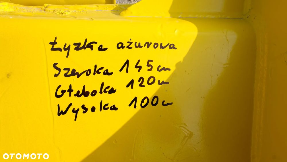 łyżka ażurowa duża 1.75m3 do koparki 30-40 ton sworzeń 90mm - 7