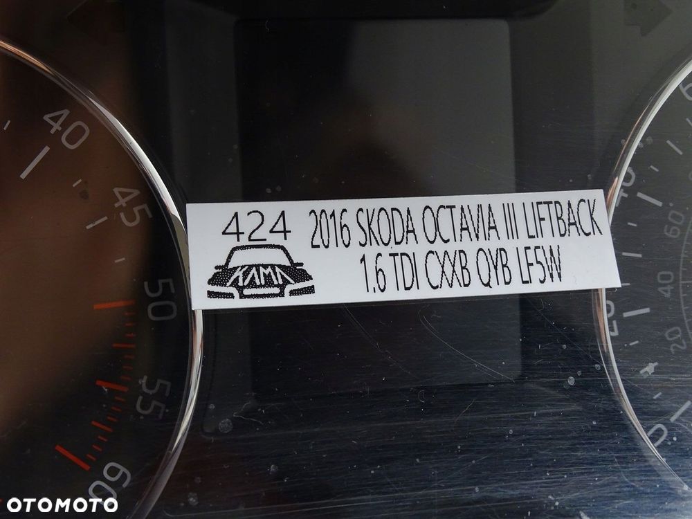LICZNIK ZEGAR SKODA OCTAVIA III 5E 1.6 TDI CXX CXXB 16R 5E0920951B - 5