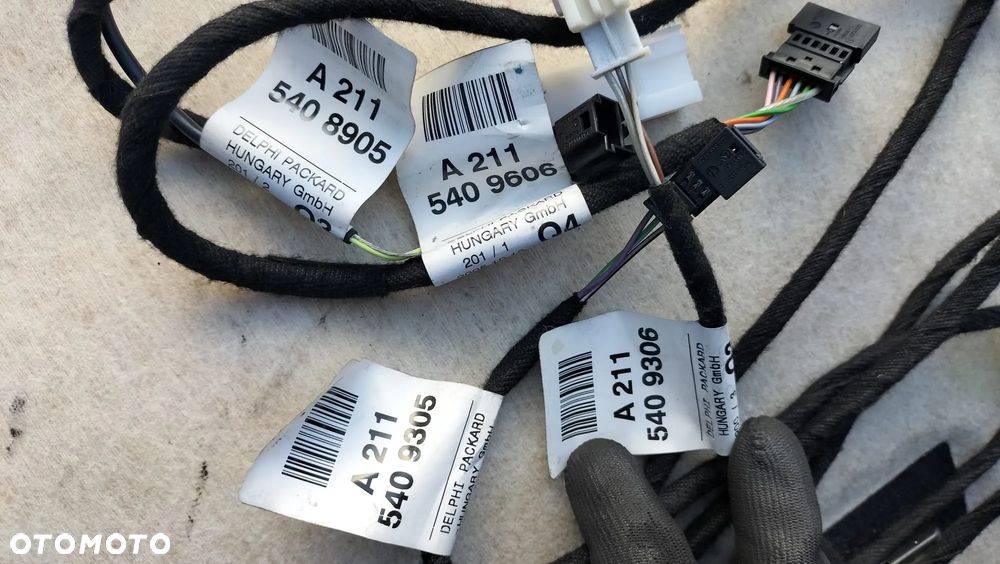 PODSUFITKA SUFIT POD SZYBERDACH SZARA INSTALACJA WIĄZKA ELEKTRYCZNA A2196900150 7J36 A2115408905 A2115409606 A2115409305 A2115409306 MERCEDES CLS W219 - 8