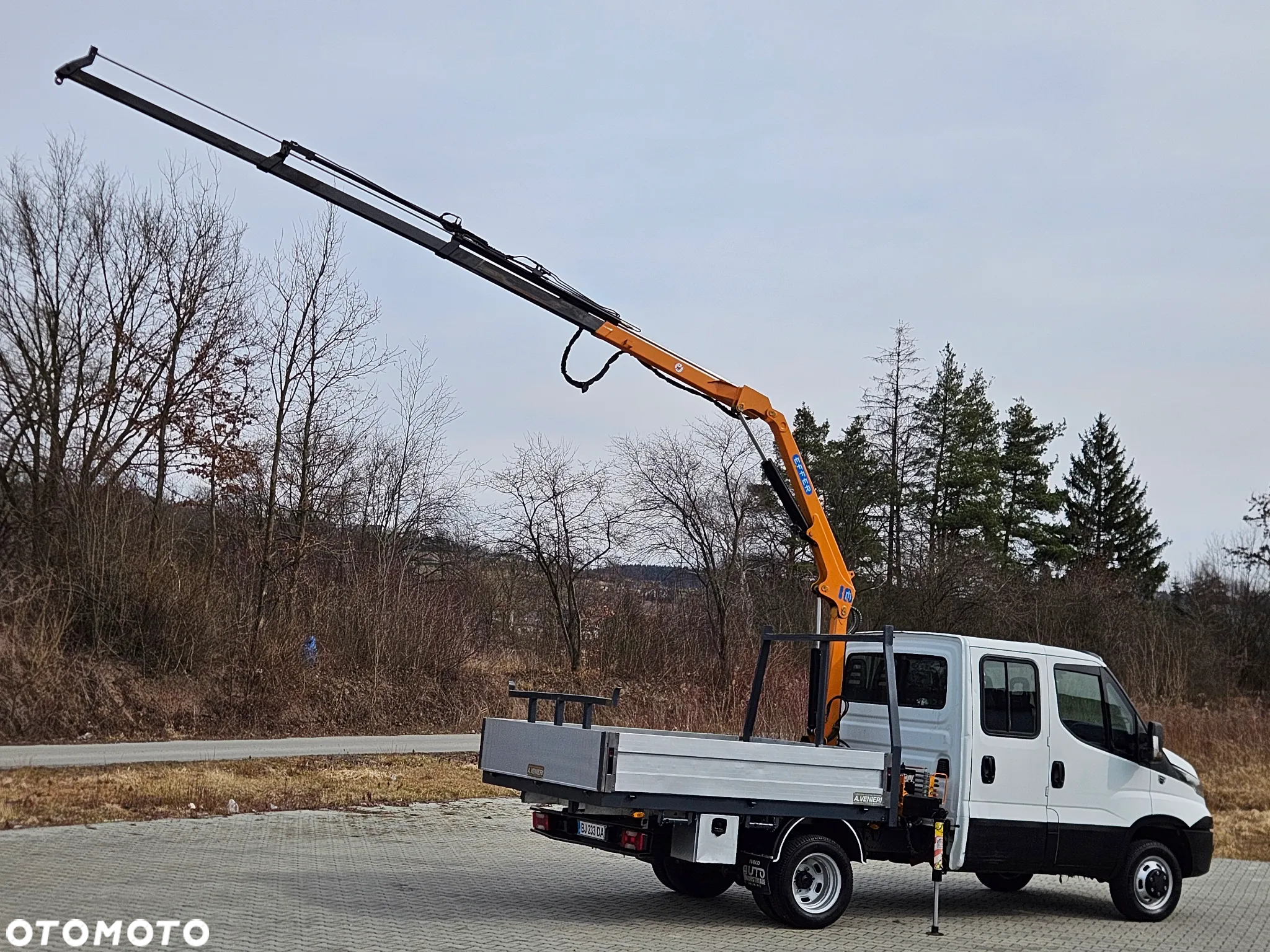 Iveco Daily 35c-15 Doka/Dubel Kabina Skrzynia 2.55M+HDS 9.5 M Effer 28/3S ! Klima ! 3.0 HPI *150 Km ! - 5