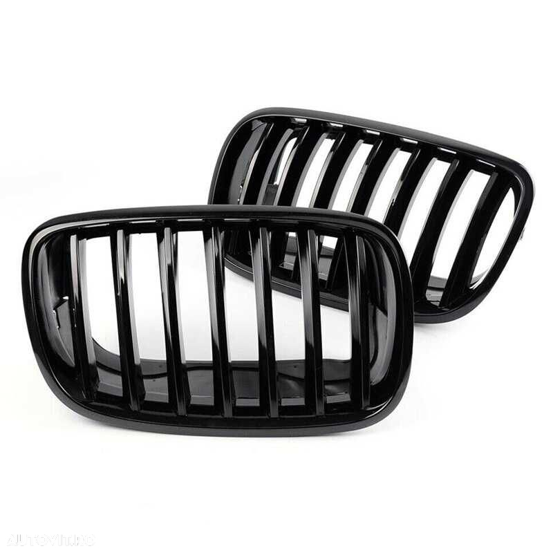 Grile Nari Negru Lucios BMW X5 X6 E70 E71, Capace Oglinzi, Produse NOI - 5