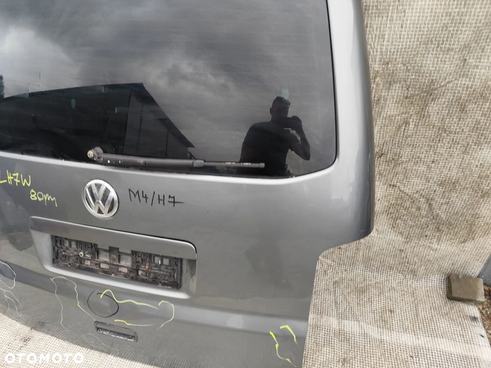 VW Transporter T5 T6 Multivan Klapa Tylna Tył Kompletna Szara LH7W - 17