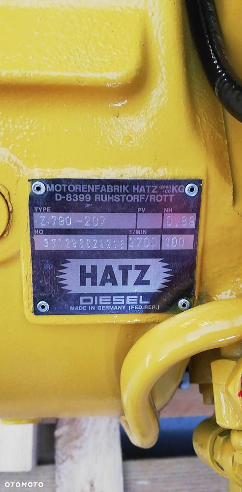 SILNIK HATZ Z790 Z POMPĄ HYDRAULICZNĄ NOWY 12082 zł netto - 10