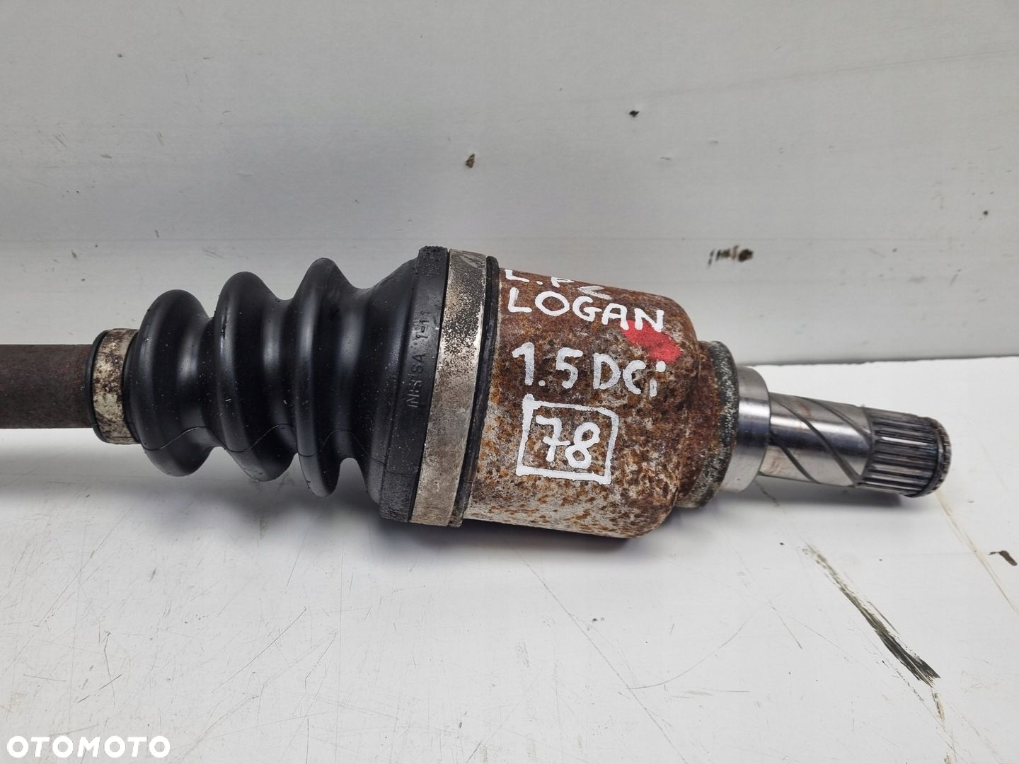Dacia Logan 1.6 16V LEWA PRZEDNIA PÓŁOŚ półośka lewy przód Manual - 4