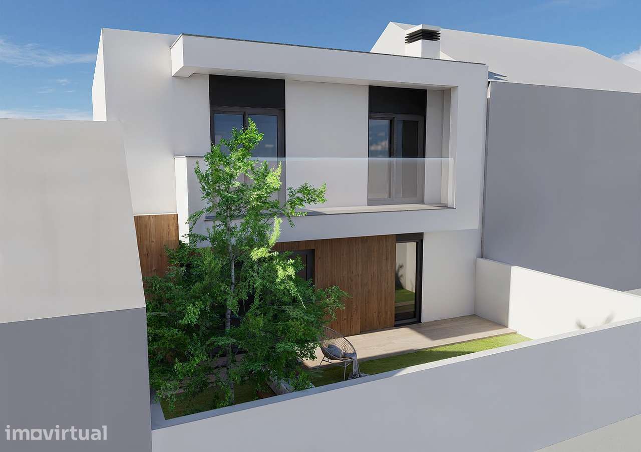 Moradia T3 Nova em Banda com 3 Casas de Banho - Grande imagem: 4/6