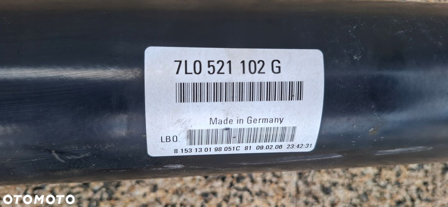 PORSCHE CAYENNE VW TOUAREG 2002-2010 wał napędowy 7L0521102G - 8