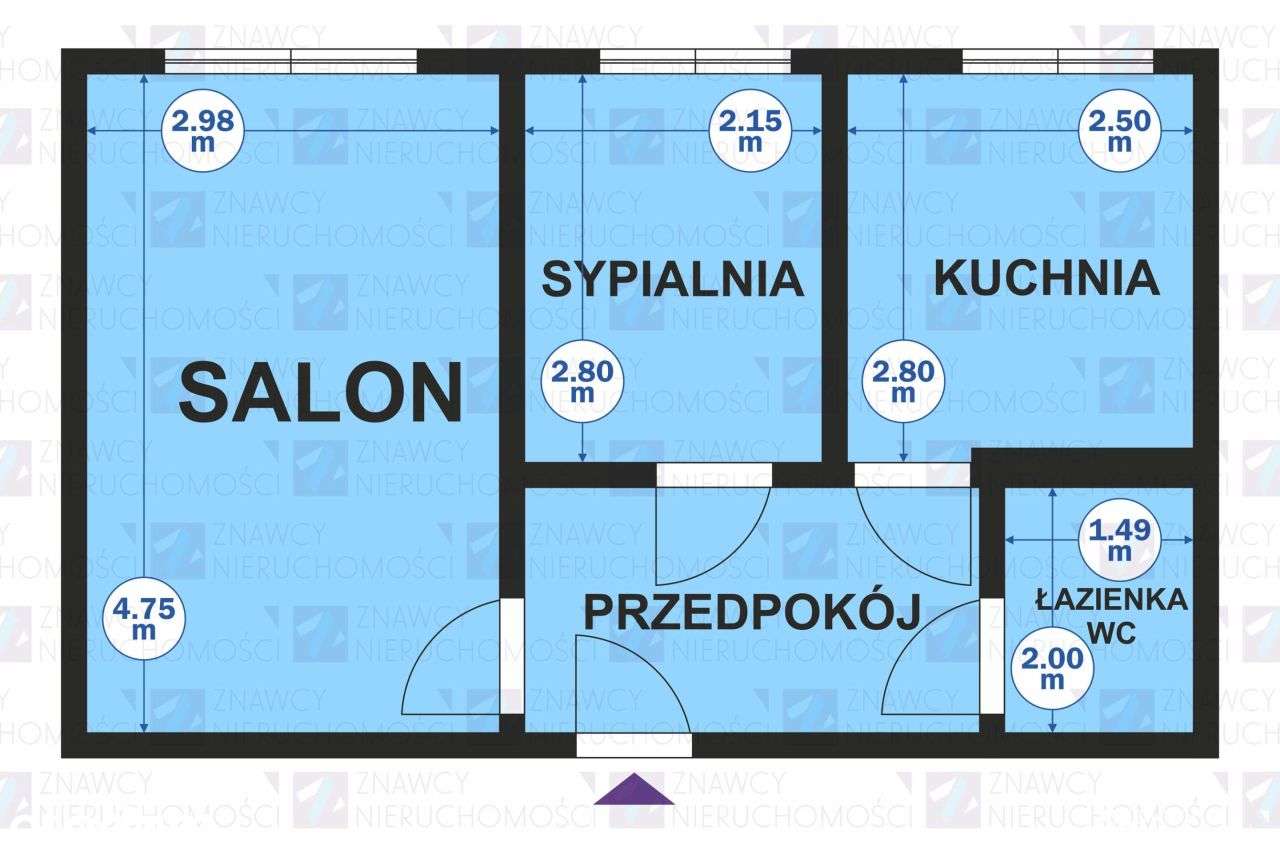 2 pok., blisko Dtś i Politechniki, zadbany budynek