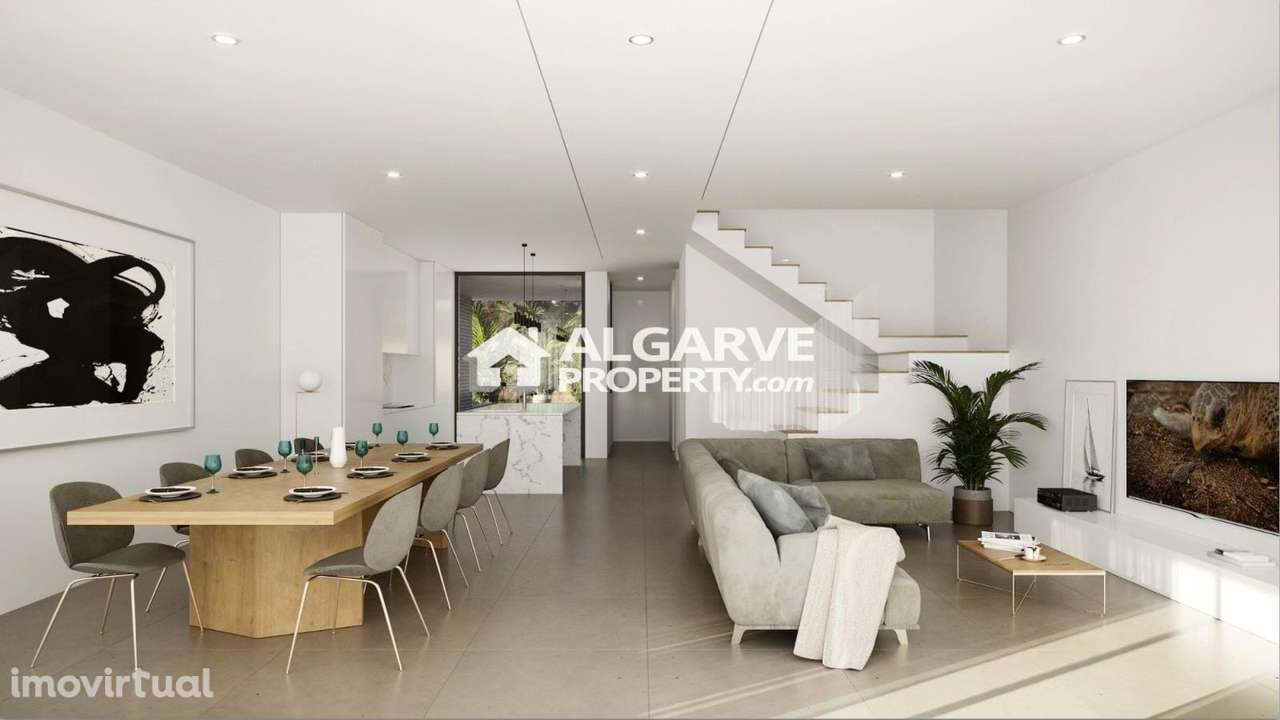 Moradia Geminada T3 com Piscina e Cave no Montenegro, Faro - Grande imagem: 2/14