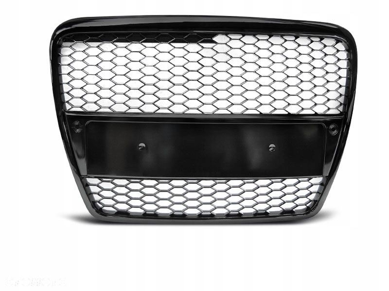 atrapa grill audi a6 c6 04-08 sport glossy black - 1