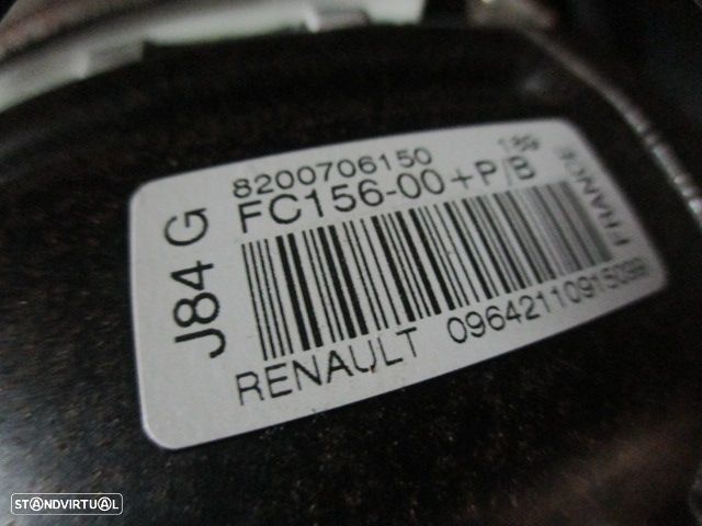 Kit Airbags 8200485100A 8200412045A 8200706150 RENAULT GRAND SCENIC 2 FASE 2 2007 1.9DCI 130CV 5P CINZA PRETO - 9