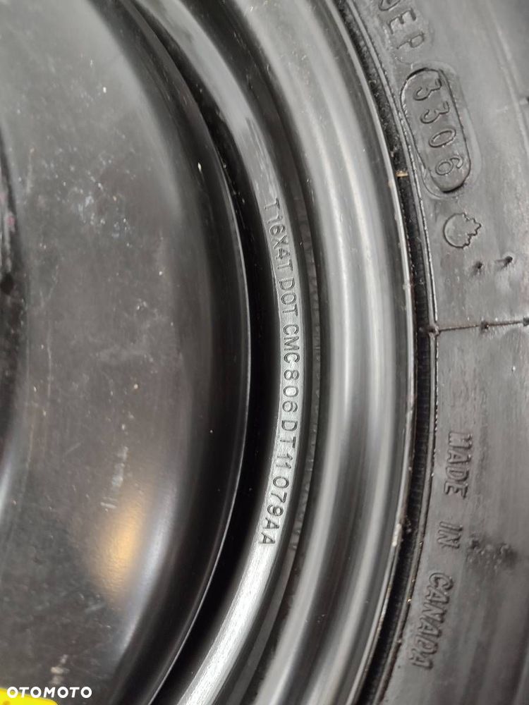 KOŁO DOJAZDOWE 16 155/90 5X114,3 67,1 - 300.00 PLN - - 2
