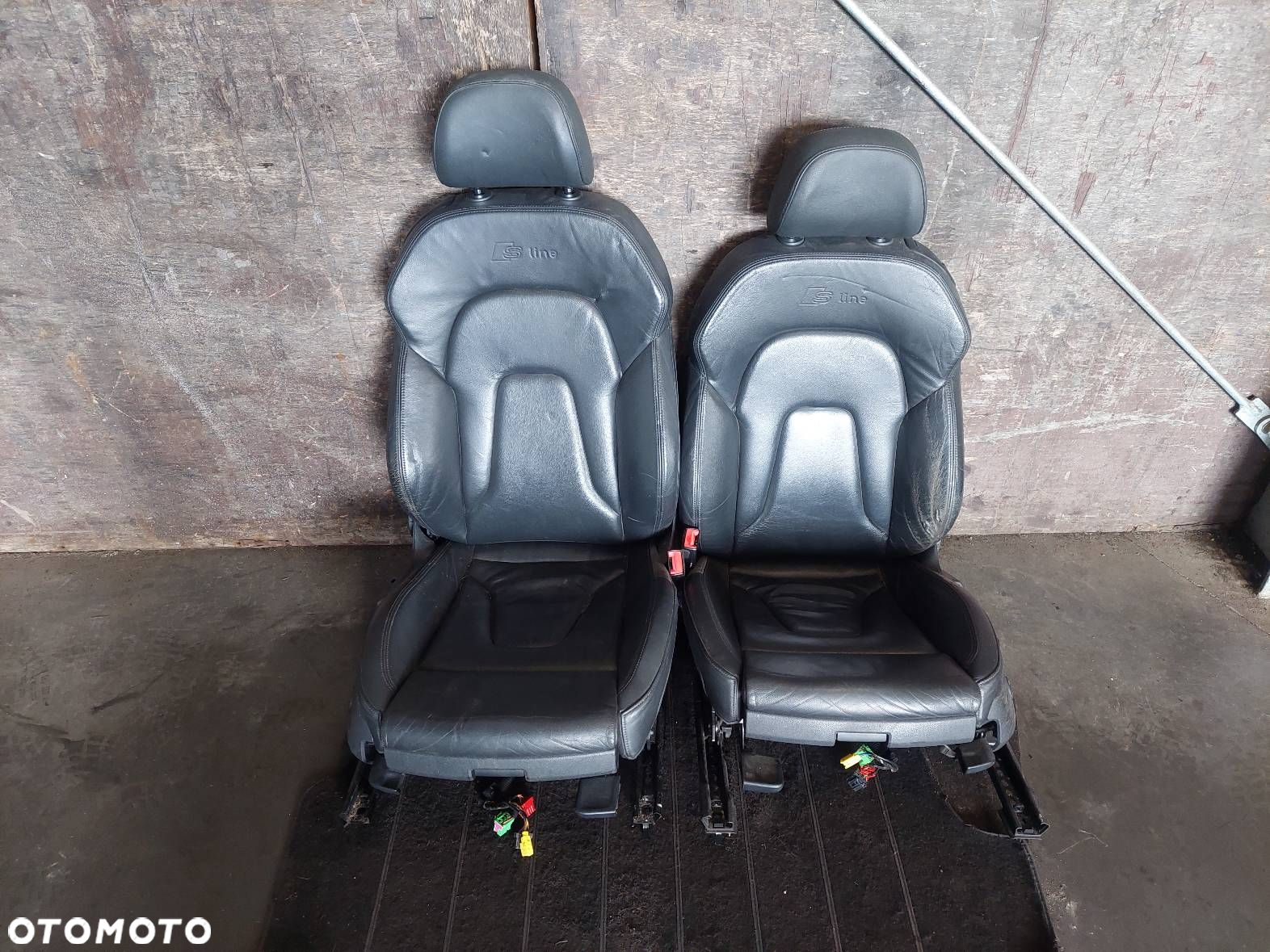 KOMPLET FOTELI LEWY PRAWY PRZÓD KANAPA BOCZKI AUDI A5 8T COUPE S-LINE - 8