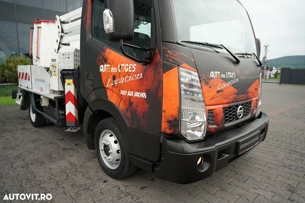 Nissan CABSTAR / ZWYŻKA 16,3 METRÓW / FRANCE ELEVATEUR /  BLIŹNIAK / UDŹWIG - 200 kg / 4 PODPORY / - 14