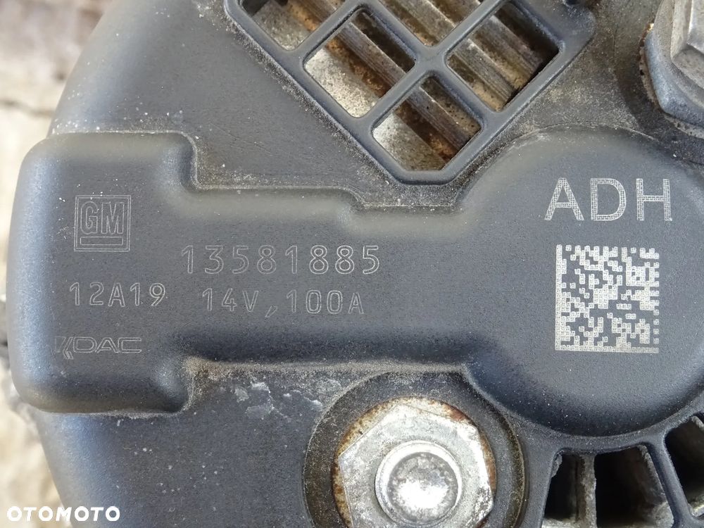 ALTERNATOR SILNIKA 1,4 T OPEL ZAFIRA C ASTRA J MOKKA MERIVA B ADAM - 5