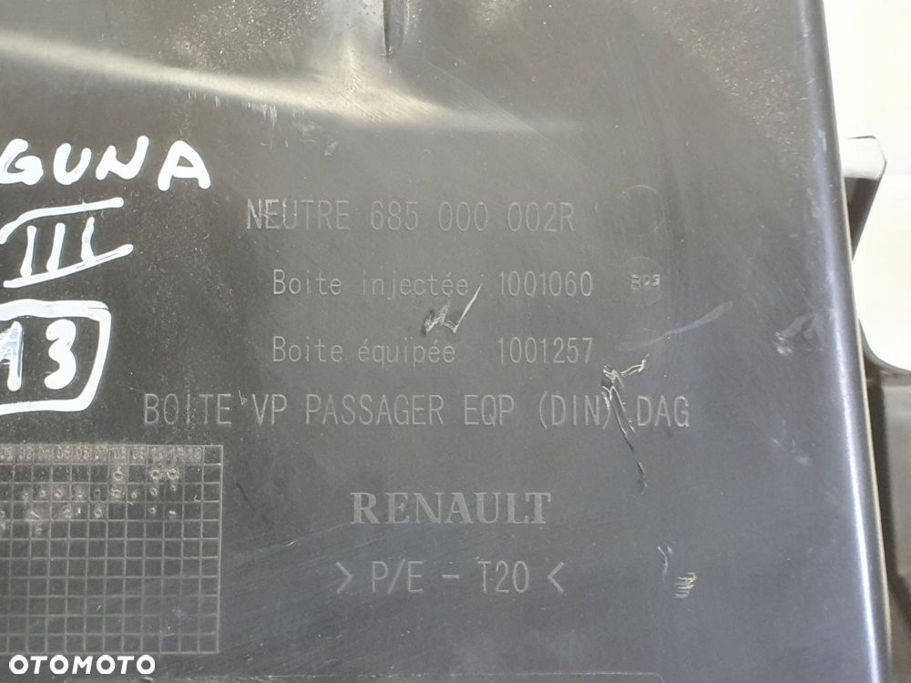 Renault Laguna III 1.5 dCi SCHOWEK PASAŻERA 685000023R 685000002R Europa - 8