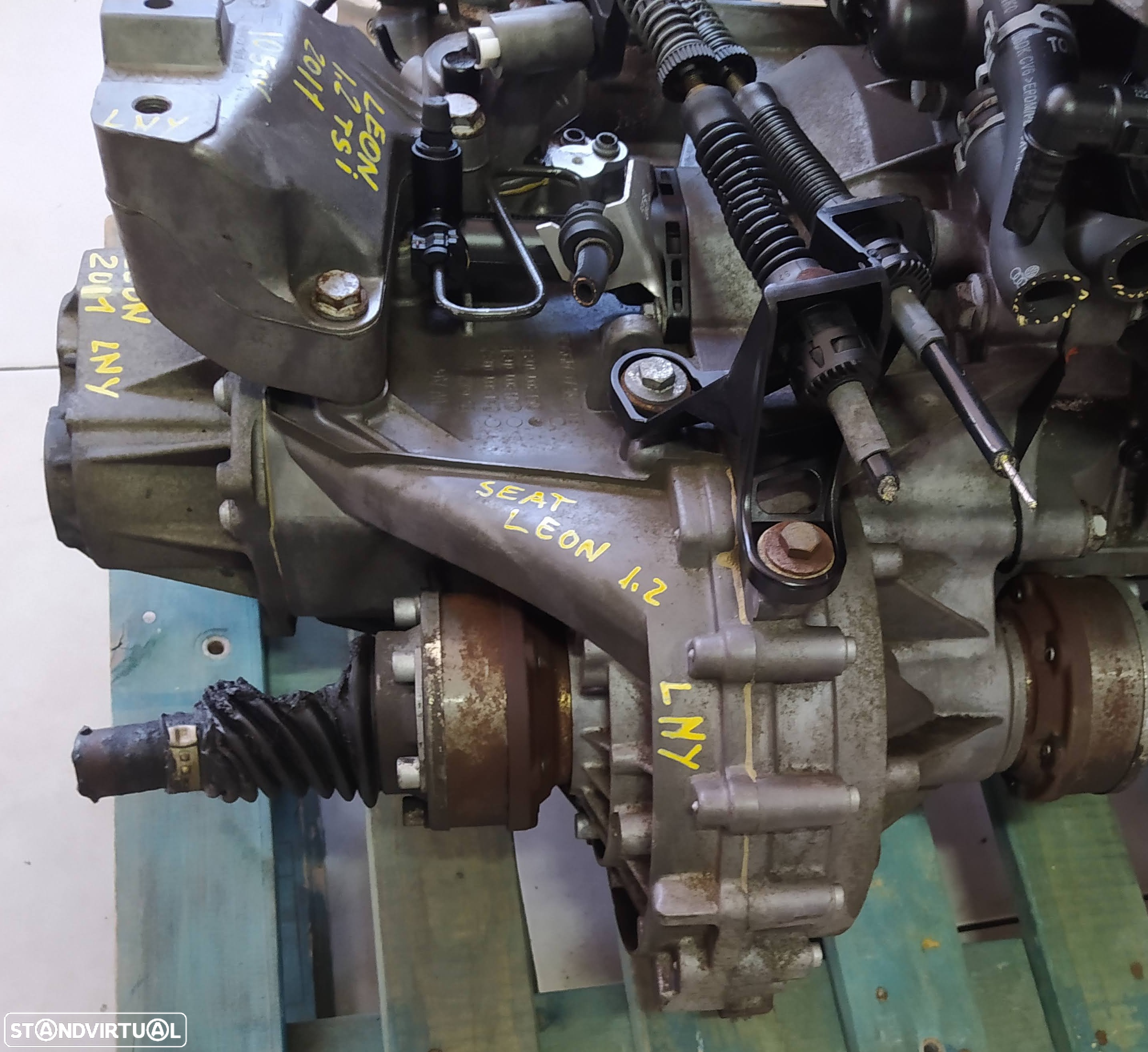 Motor seat leon 1.2TSI 105cv CBZ gasolina caixa 6 velocidades LNY - 7