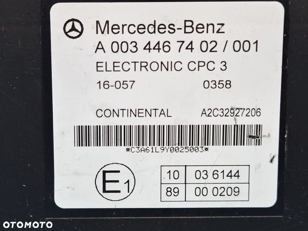 A0034467402 001 Sterownik Komputer CPC 3 Mercedes MP4 - 4