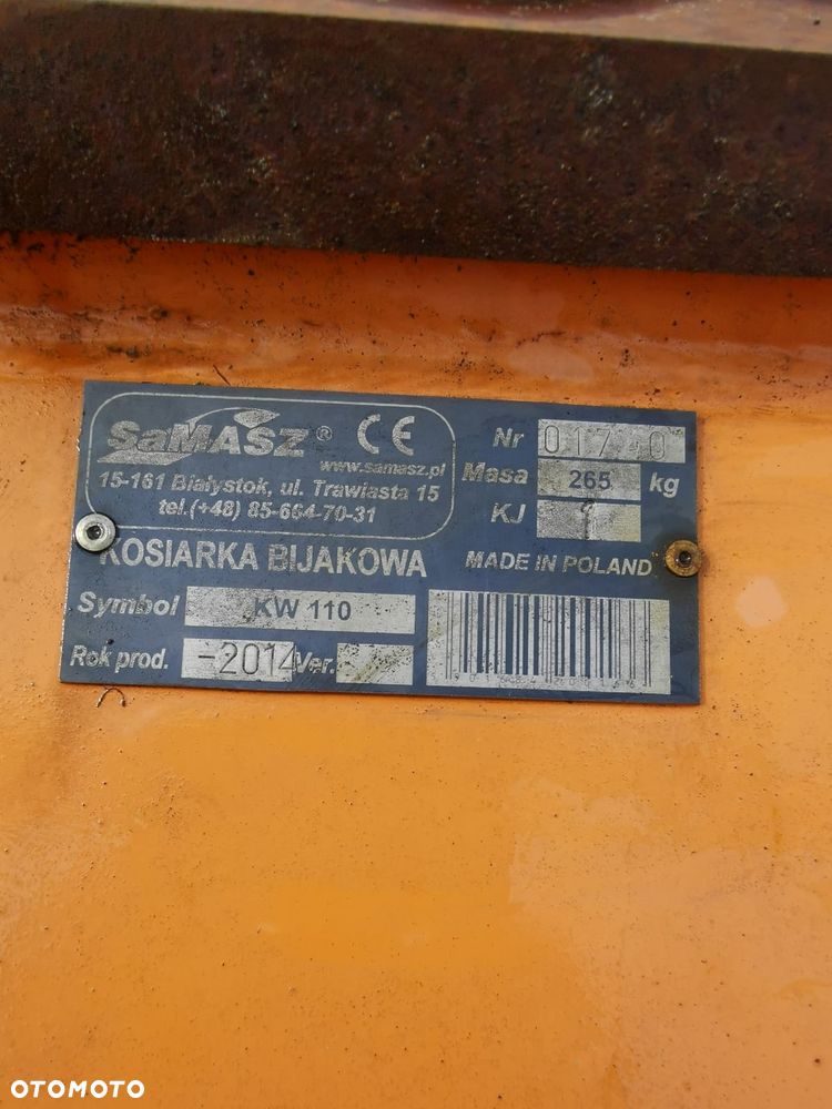 SaMasz kosiarka wysięgnikowa KWT 650 + 3 głowice - 6