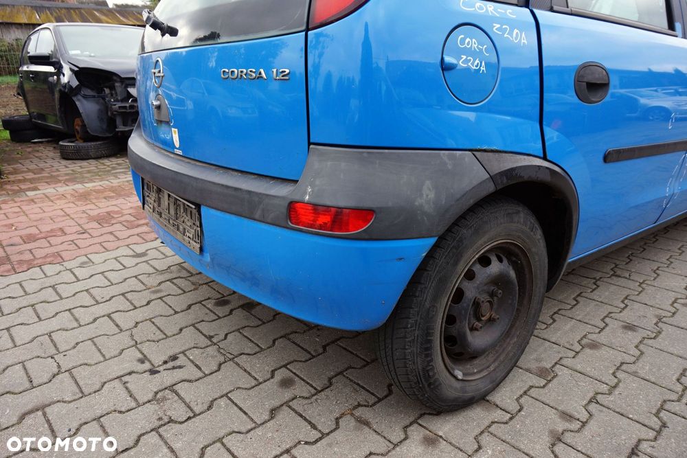 ZDERZAK TYLNY CORSA C III 5D HB Z20A  NIEBIESKI OPEL 1999-2003 - 2