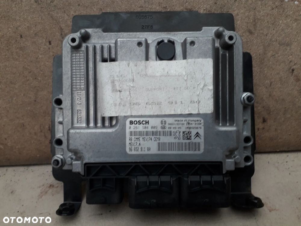 Sterownik Silnika Peugeot 308 1.6 VTI 9665291180 - 1