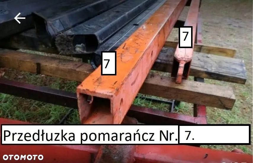 HDS  PRZEDŁUZKA RAMIE KIPER WYWROT HDS PALFINGER HIAB IVECO DAILY RENAULT MAN - 8