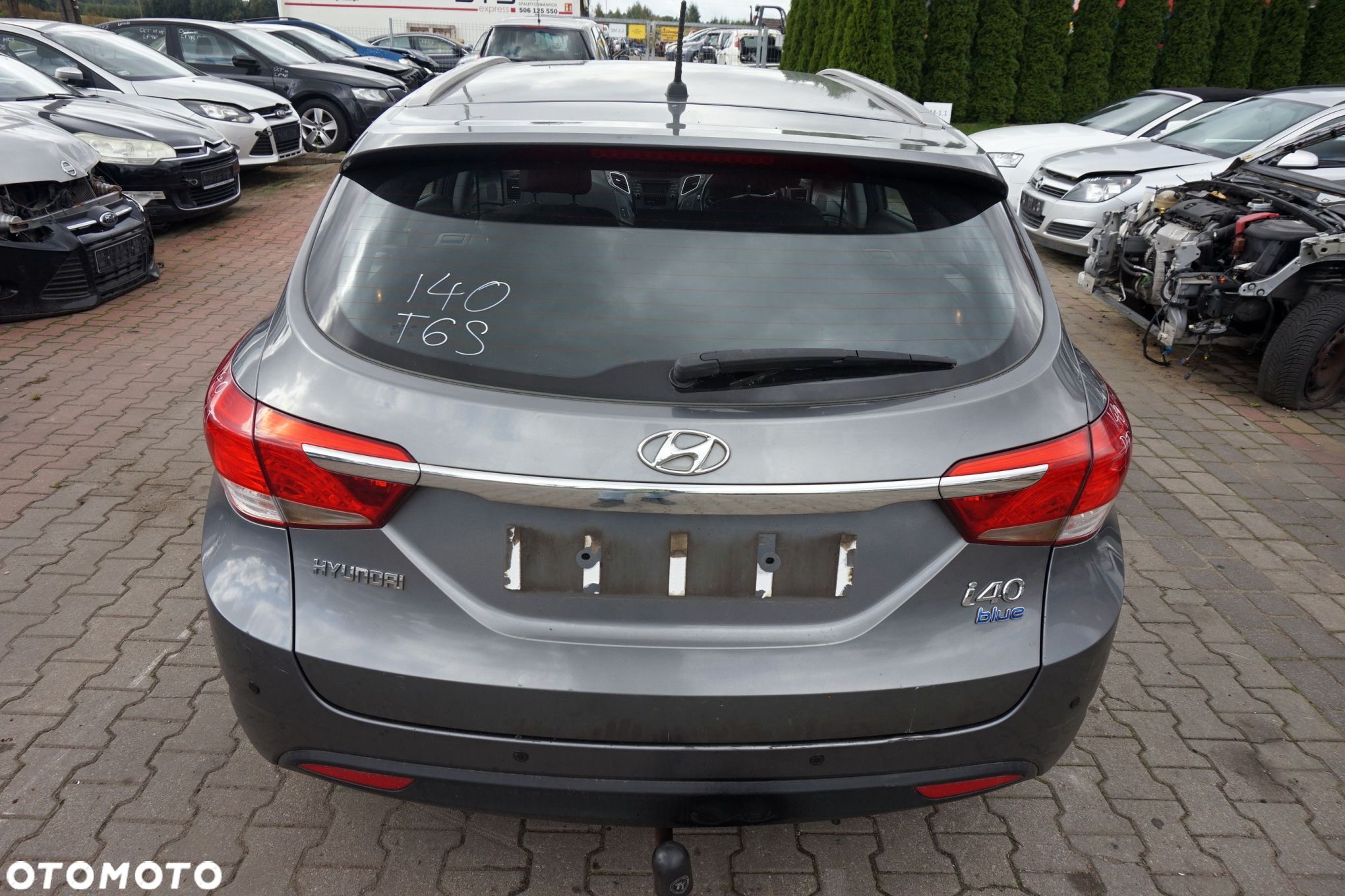 KLAPA BAGAŻNIKA TYLNA I40 VF KOMBI T6S  SZARY HYUNDAI 2011-2014 - 1