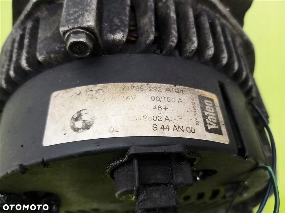 Alternator BMW E46 1998-2007 2,0 D 7788222AI01 ORYGINAŁ 150A - 7