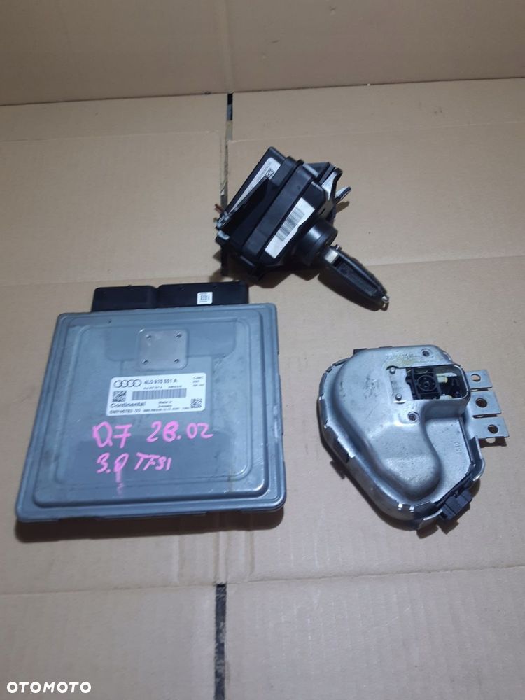 audi q7 4l 3.0 tfsi komputer sterownik silnika moduł ecu 4l0910551a rygiel - 6