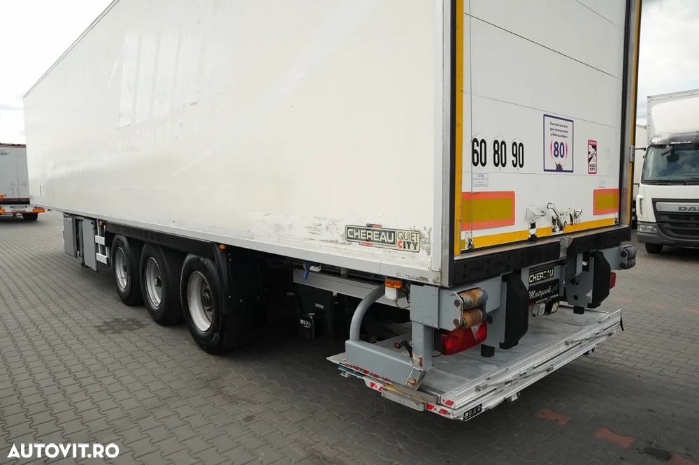 Chereau / REFRIGERAT / TRANSPORT VECTOR 1950 MT / MULTIMEMBRE / AXĂ RIDICATĂ / RIDICARE 2.500 KG / OBLOANĂ - 11