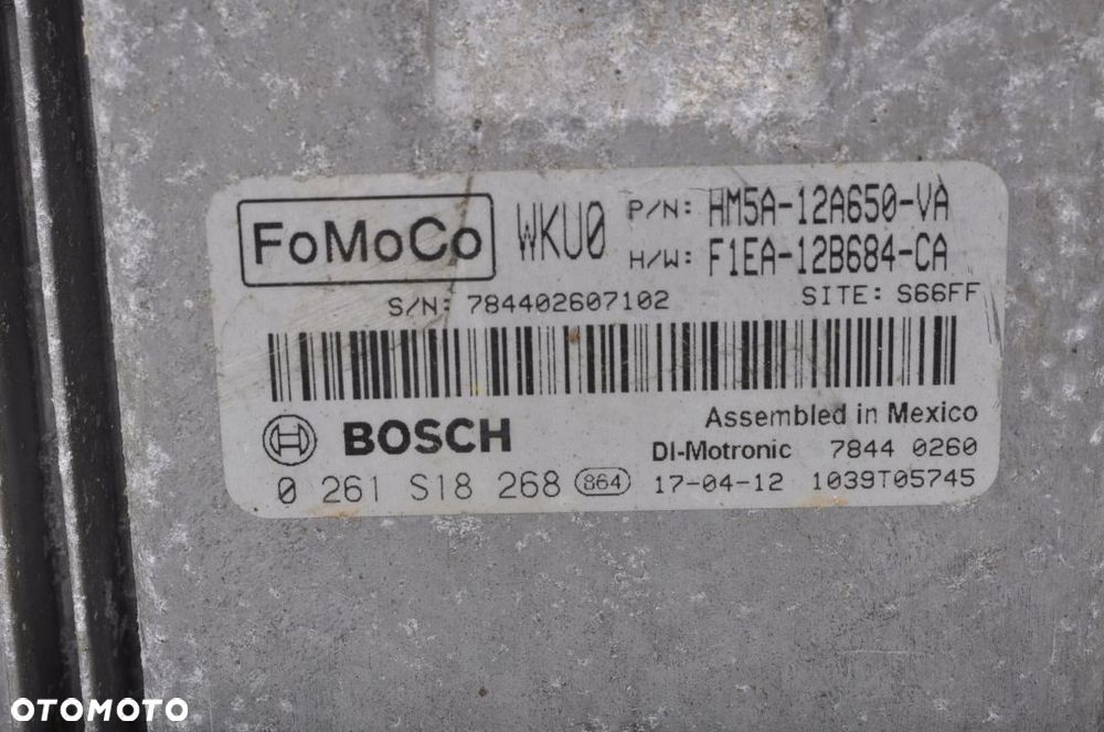FOCUS MK3 2.0 ST STEROWNIK SILNIKA HM5A-12A650-VA - 2