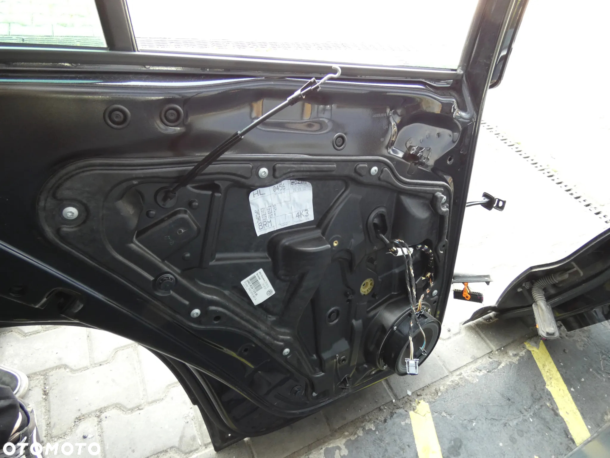 VW TIGUAN LIFT DRZWI LEWE TYŁ TYLNE CZARNE LC9X GORLICE AA44 - 16