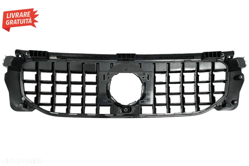 Grila Centrala Mercedes GLB-Class X247 (2019-2023) GT-R Panamericana Design Negru - livrare gratuita - 7