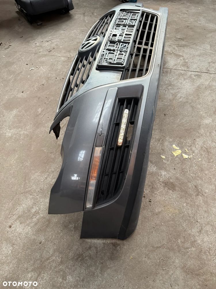 VW PASSAT B6 LA7T ZDERZAK PRZÓD PRZEDNI KOMPLETNY Z GRILLEM - 3