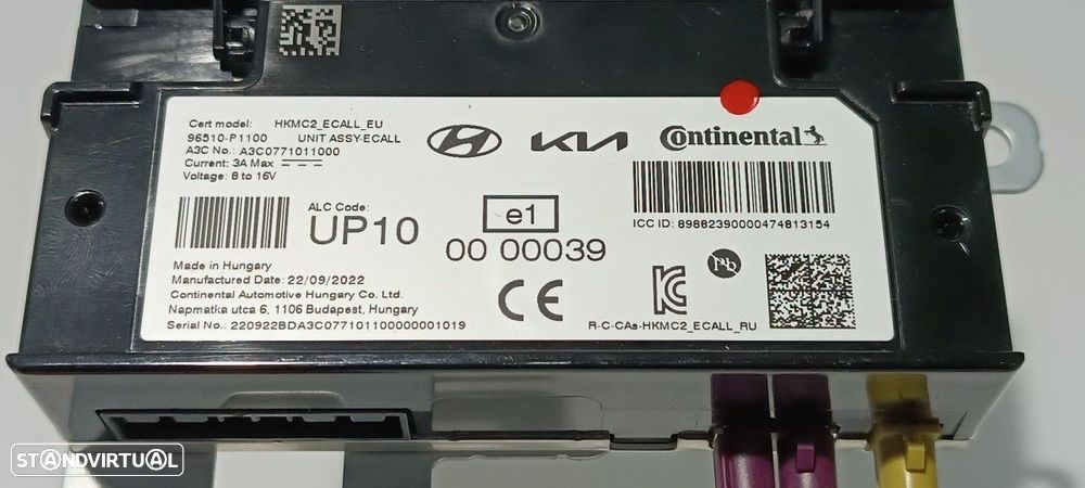 MÓDULO ELETRÓNICO KIA SPORTAGE - 3