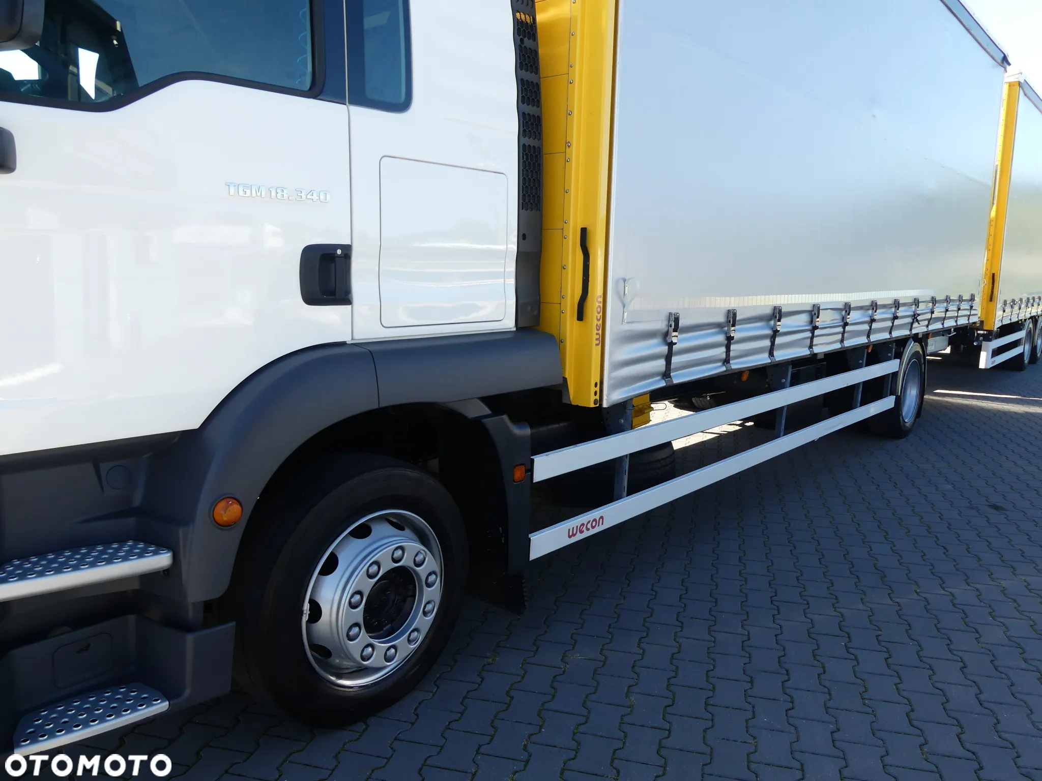 MAN TGM 18.340 / FIRANKA + WINDA / ZESTAW 38 EURO PALET / - 19