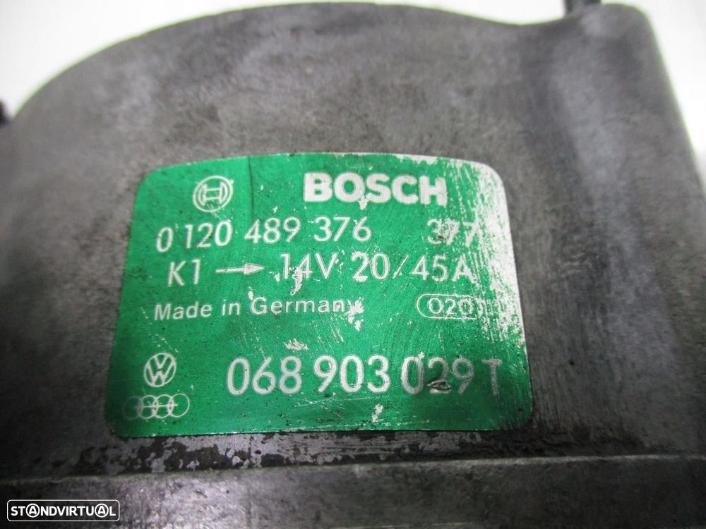 ALTERNADOR VOLKSWAGEN GOLF II 1989 -068903029T - 4