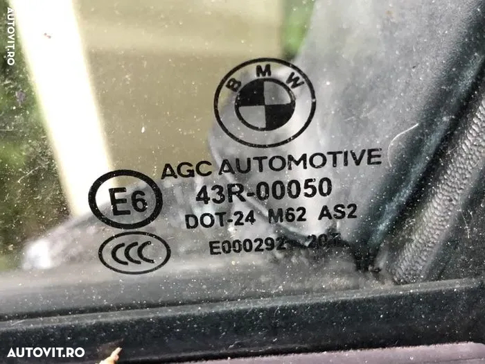 Rulou polița portbagaj bmw F11 seria 5 geam lateral stanga fata și spate - 6