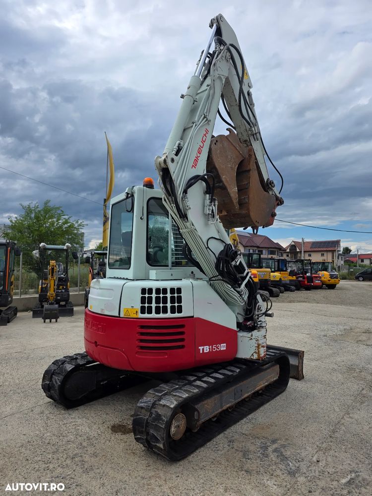 Takeuchi Tb153fr miniexcavator compact cu picon - 10