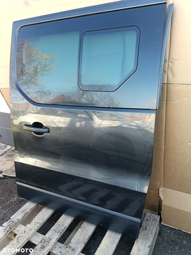 Drzwi boczne przesuwne kompletne lewe Fiat Talento czarne 347 - 1