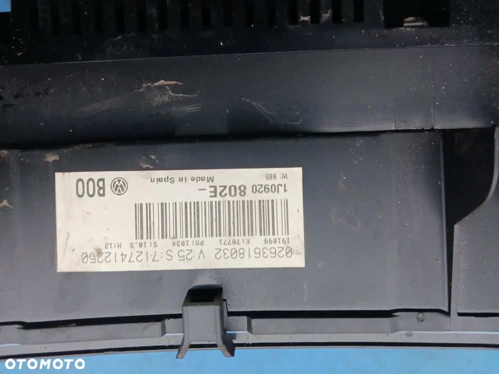 Zestaw startowy do odpalenia volkswagen Golf bora 1.9tdi 038906012M 0281001979 licznik 1J092080EJ stacyjka - 4