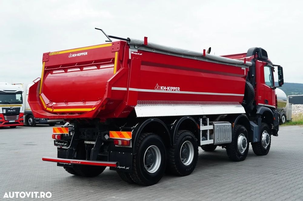 Mercedes-Benz AROCS 4145 / 8x8 / BASCULATOR SPATE / KH-KIPPER / EURO 6 - 11