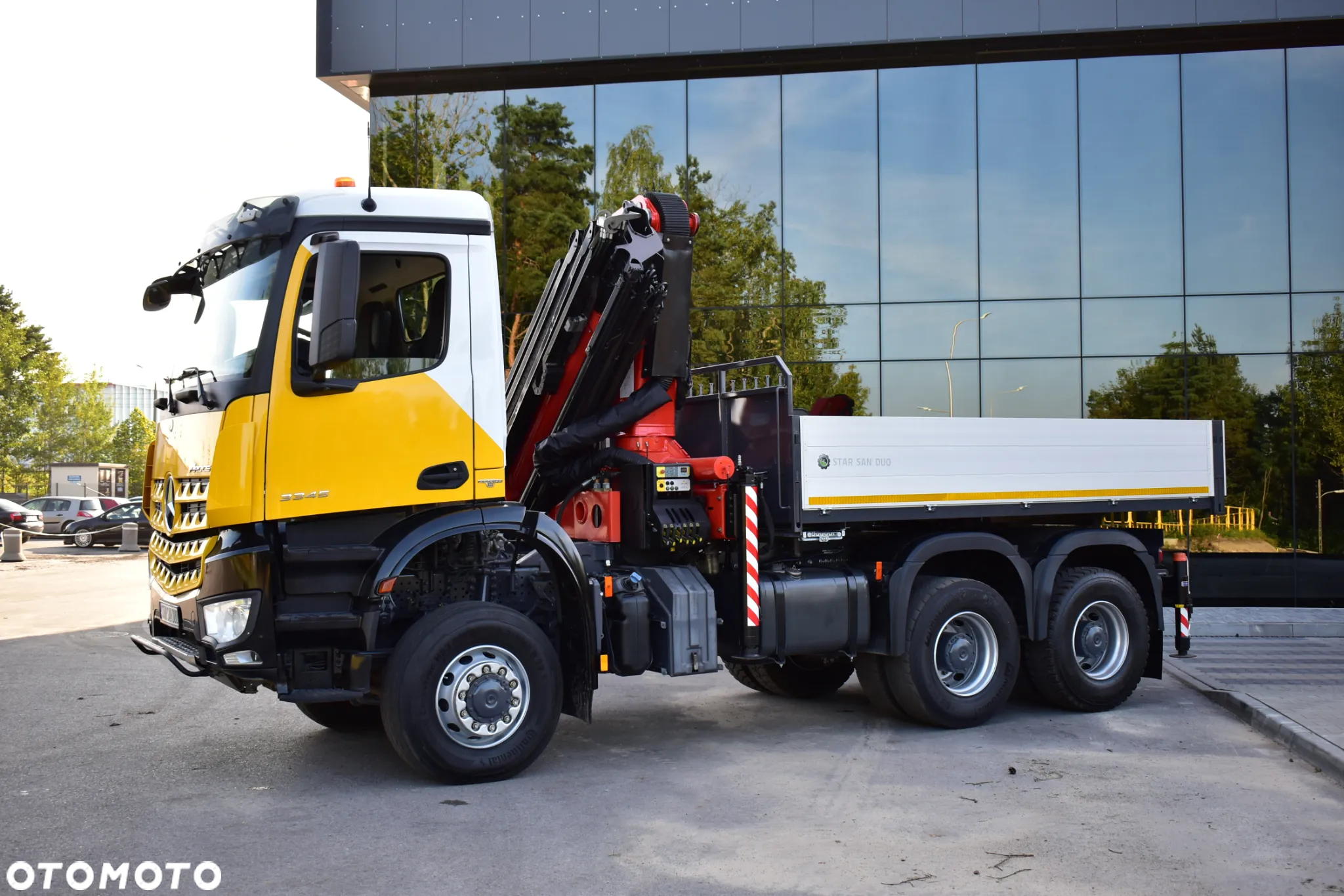 Mercedes-Benz ACTROS 3345 6x6 Palfinger PK 33002 HDS Żuraw Euro 6 Crane Kran - 3