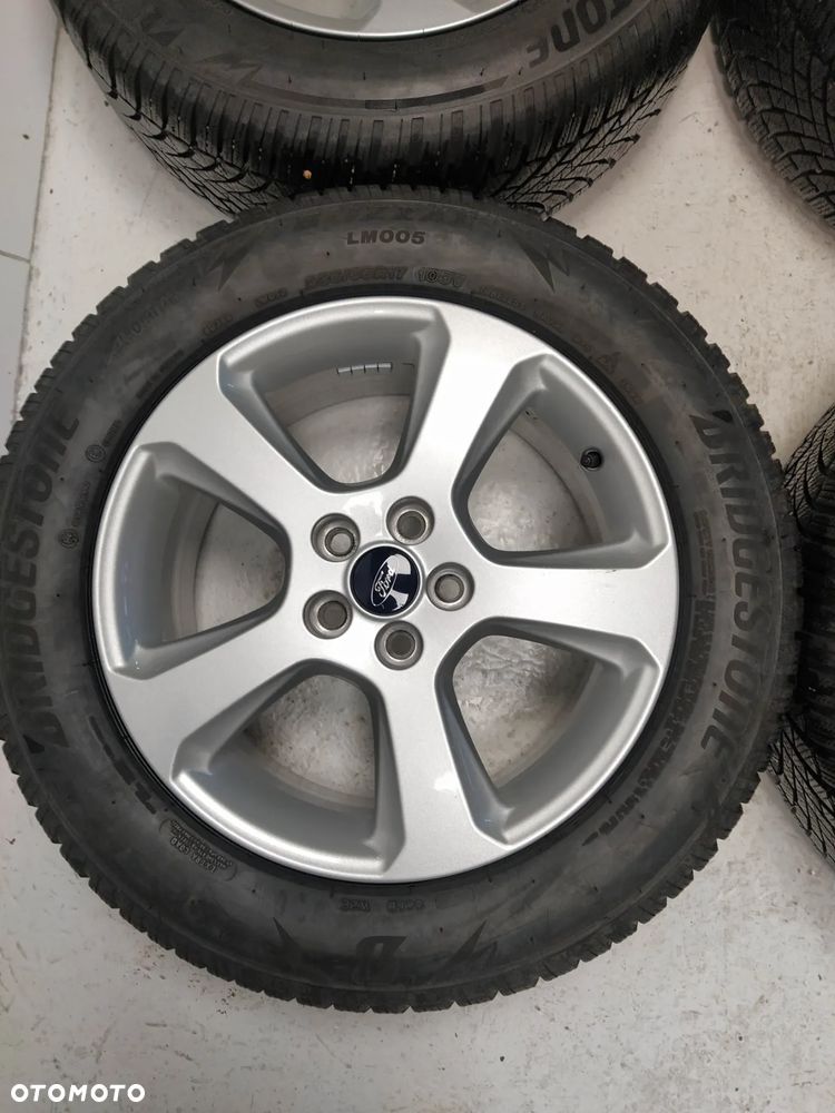 FORD FOCUS C-MAX MONDEO KUGA S-MAX GALAXY 7.5X17 ORYGINALNE FELGI ALUMINIOWE R17 ET55 5x115 OPONY BRIDGESTONE 235/55 KOŁA - 6