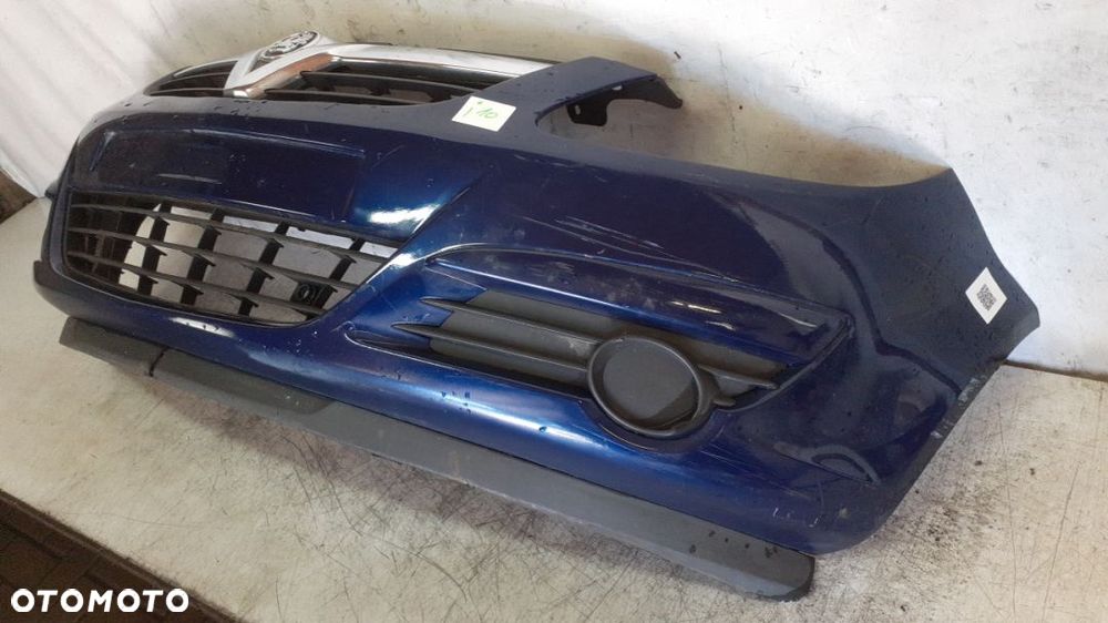 } ZDERZAK PRZÓD PRZEDNI OPEL CORSA D 4 IV Z21B GRANATOWY - 6